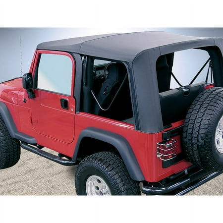 Rugged Ridge 13709.35 Fabric Replacement Top Fits 03-06 Wrangler (TJ) Fits select: 2003 JEEP WRANGLER / TJ, 2004-2006 JEEP WRANGLER / TJ X