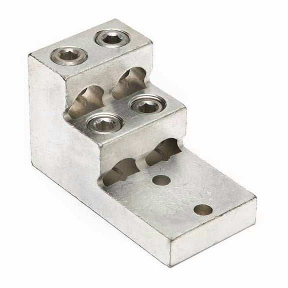 Burndy MechConn,Aluminum,3/8 in,Hex K22A36U2