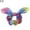11#, variant on SPRING PARK Lady Fairy Gradient Multicolour Bow Hair Tie Ring Holder Elastic Lady Ponytail Rope Bow Band