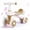 Khaki, variant on Light-Up Toddler Balance Bike with Music 4-Wheel Adjustable Baby Walker for 1-3 Yr Girls & Boys 12-36 Months First Birthday Ride-On Gift, Red