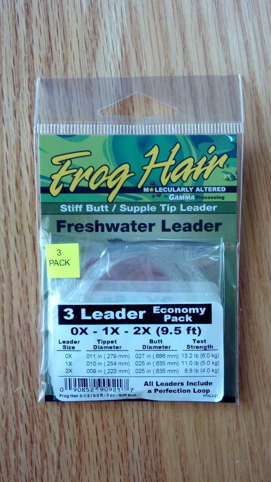 Frog Hair Tapered Leader Economy Pack 9.5' Stiff Butt/Supple Tip