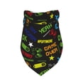 thumbnail image 3 of Easygdp Pixel Game Pet Scarf, Dog Triangle Scarf, Printing Dog Bib, Handkerchief Scarf for Small Medium Large Dogs Cats Pets, 3 of 9