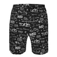 thumbnail image 4 of Kdxio Travel The World Pattern Mens Casual Shorts - Drawstring Summer Beach Sports Shorts for Men, 4 of 9