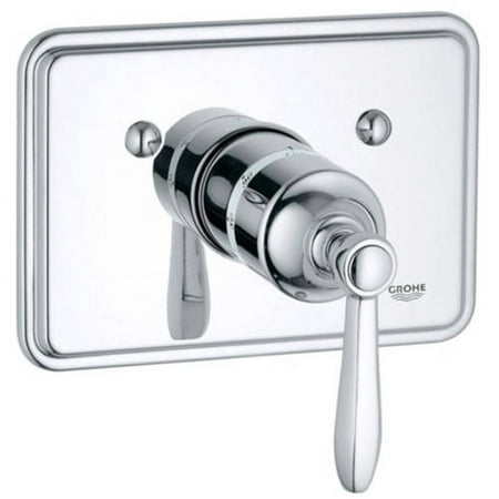Grohe 19320000 Somerset Central Thermostatic Mixer Trim with Lever Handle, Available in Various