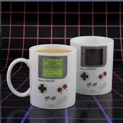 Taza de cerámica creativa de Star Wars, sable de luz, respuesta al calor, cambia de Color, taza de café caliente, taza de leche, taza de bebida de oficina