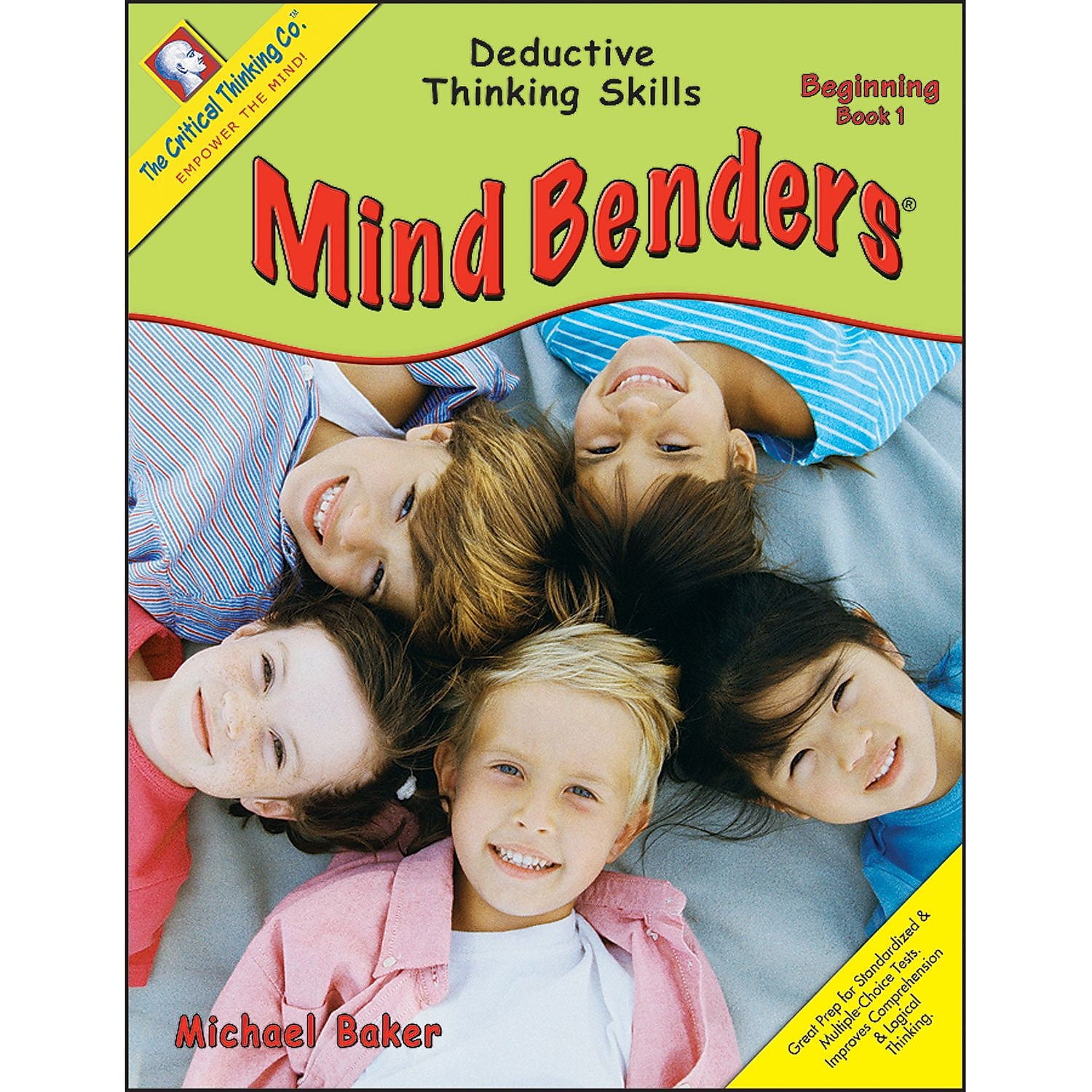 Mind Benders Level 1 Workbook - Deductive Thinking Skills Puzzles (Grades PreK-K)