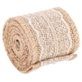 thumbnail image 4 of rollos de hermoso rollo de encaje de lino, cinta de encaje, accesorios para manualidades DIY de Navidad, blanco, 4 of 9