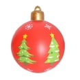 thumbnail image 3 of Bola inflable navideña de 60 cm, bola decorada de PVC, bolas gigantes grandes, bolas de juguete para decorar árboles de Navidad, bola sin adorno de luz, 3 of 5