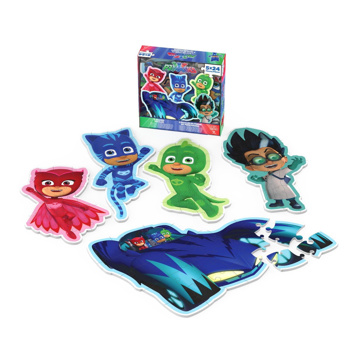 PJ Masks 5-Pack of Shaped Jigsaw Puzzles