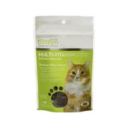 Angle View: Tomlyn Multi-Vitamin Smokey Meat Flavor Chews for Cats, 30 Chews