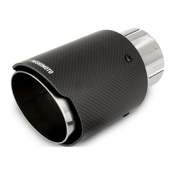 Mishimoto Carbon Fiber Exhaust Tip, 3”, Polished