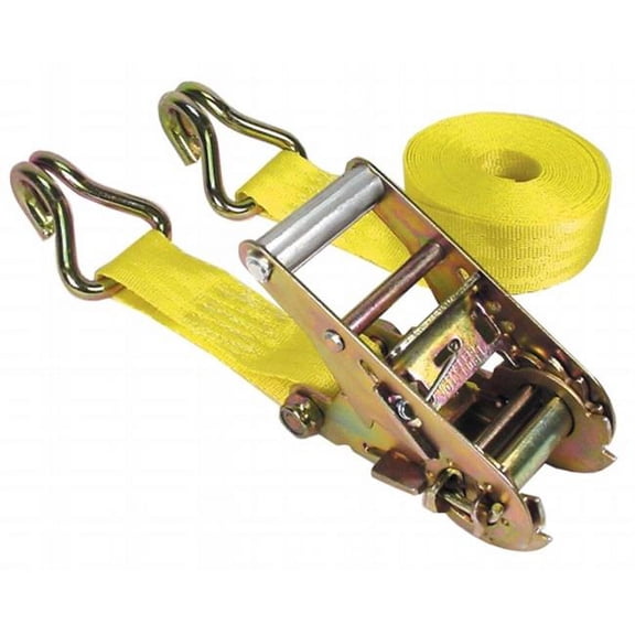 Hampton Products Keeper 15ft. Ratchet Tie-Downs With Double-J Hooks