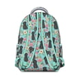 thumbnail image 3 of Bichon Dog Blue Florals Backpack for School,Cute School Bag,Schoolbag with Adjustable Shoulder Straps & Padded Back,15.3"x11"x7.1"., 3 of 6