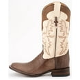 thumbnail image 3 of Ferrini Mens Nash Ostrich Embroidered Square Toe Cowboy  Mid Calf Boots, 3 of 7