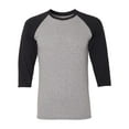 thumbnail image 2 of JERZEES Triblend Three-Quarter Raglan Baseball T-Shirt, 2 of 3
