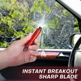 thumbnail image 2 of 2Pcs Car Safety Hammer Emergency Escape Tool Window Breaker & Seat Belt Cutter, 2 of 6