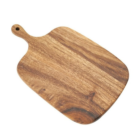 

Wooden Cutting Board with Handle High Quality Wooden Serving Cheese Board for Cheese Bread Sandwiches Appetizers