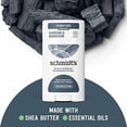 thumbnail image 2 of Schmidt's Aluminum Free Natural Deodorant for Women and Men, Charcoal & Magnesium with 24 Hour Odor Protection, Certified Natural, Vegan, Fresh, 2.65 Oz, Pack of 2, 2 of 4