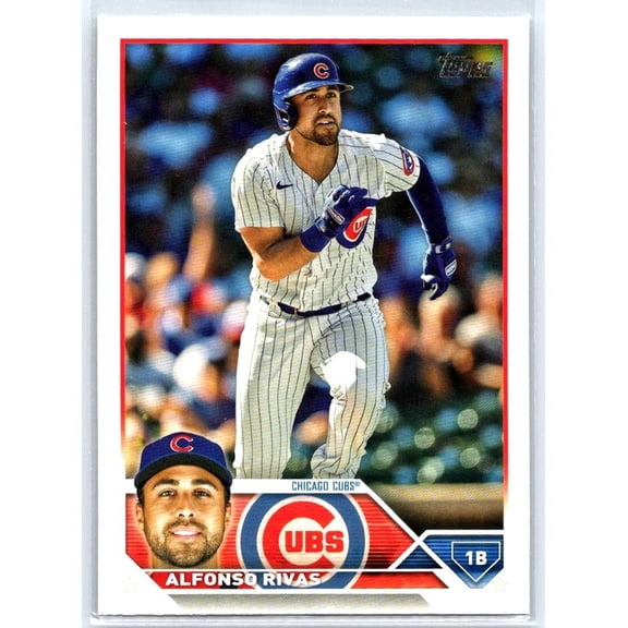 2023 Topps #332 Alfonso Rivas Chicago Cubs Baseball Card Near Mint