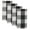 Black & Cream 18"x18", variant on Park Designs Black & Cream Buffalo Check Napkin Set of 4