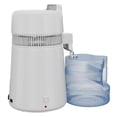 thumbnail image 1 of Ourlova 1.5Gal/6L Stainless Steel Home Countertop Water Distiller with Glass Container, 750W Desktop Drinking Purifier Filter Distilling Kit, 1 of 9