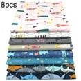 thumbnail image 4 of Lefu 8pcs Handmade Splicing Of Fish Fabrics Pure Cotton Twill Printed Fabric, 4 of 8