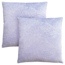 Pillows Set Of 2 Accent Sofa Couch Bedroom Polyester Purple