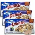 thumbnail image 3 of (3 pack) Hostess Blueberry Danish Value Pack | Individually Wrapped | 6 Count Box | Pack of 3 (18 Total Danish), 3 of 7