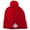 Red, variant on Canada Maple Leaf Embroidered Pom Beanie - Black OSFM