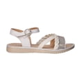 thumbnail image 1 of Sandalias Niña Trencitas Piso Casual Cómodo blanco 15, 1 of 5
