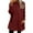 Wine #015, variant on Long Sweaters for Women Cozy Fuzzy Sweater Fleece Sherpa Pullover Fall Crewneck Sweatshirt With Pocket Brown 3XL