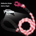 thumbnail image 5 of 2/4/5/6FT Dog Leash, Heavy Duty Rope Leashes, Reflective Nylon Pet Lead with Aluminum Quick Release/Locking Tactical Frog Clip for Small Medium and Large Dogs, 1/2 inch, 5 of 6
