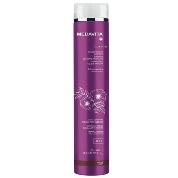 Medavita Luxviva Color Enricher Mauve Shampoo 250ml
