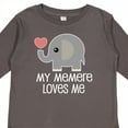thumbnail image 4 of Inktastic Memere Grandma Loves Me Boys or Girls Long Sleeve Toddler T-Shirt, 4 of 5