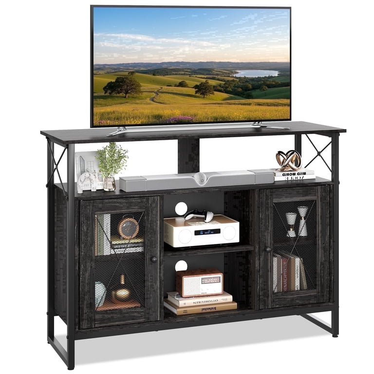 GALAXHERO Farmhouse TV Stand with Storage, 43 Inch photo 1
