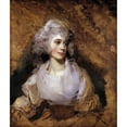 thumbnail image 2 of Sir Thomas Lawrence 15x17 Black Ornate Wood Framed Double Matted Museum Art Print Titled - Portrait of a Lady (1790s), 2 of 5
