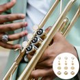 thumbnail image 2 of MasteelfCA Trumpet Button Buckles Piston Button Snaps Press Covers Trumpet Musical Instrument Accessories, 2 of 7