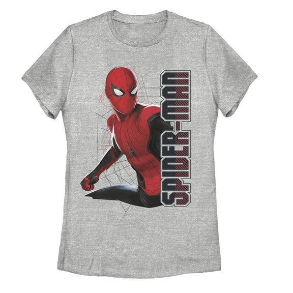 Women's Marvel Spider-Man: Far From Home Web Coordinates Graphic Tee Athletic Heather X Large