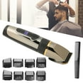 thumbnail image 4 of Cortadora De Cabello, Cortadora De Cabello Recargable, Maquinilla De Afeitar En ángulo R Inalámbrica Con Peine Guía De 8 Piezas Para Barbería Casera, 4 of 7