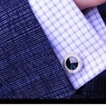 thumbnail image 2 of Gemelos de cristal azul para Hombre Hugo, 2 of 7