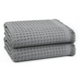 thumbnail image 5 of Lycia 2 Pcs Turkish Cotton Waffle Bath Towel, 5 of 5