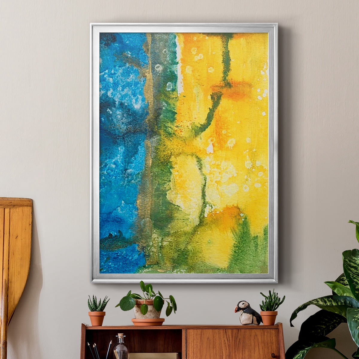 Aquatic Energy I Premium Framed Print, in Gold, Black, or Silver - Ready to Hang