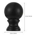 thumbnail image 2 of WRITWAA 10 Pcs Embout d'Abat-jour Noir Décoratif Rond Support d'Abat-jour en Fer, 2 of 8