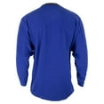 thumbnail image 2 of Royal Blue Striped Collar Adult Crew Sweatshirt - Large, 2 of 2