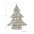 thumbnail image 2 of Led White and Gold Paper Christmas Tree Small 15.75", 2 of 3