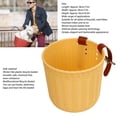 thumbnail image 4 of Front Handlebar Bicycle Basket Multipurpose Simulation Wicker Round Shape Large Capacity Bike Baskets, 4 of 8