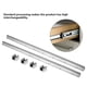 thumbnail image 3 of Kit De Trineo Para Fresadora, 2 Piezas SBR12-800 Mm, 12 Mm, Rieles Lineales Y Rodamientos, Eje De Deslizamiento De Riel Con Rodamiento Lineal, 4 Bloques SBR12UU, 3 of 7