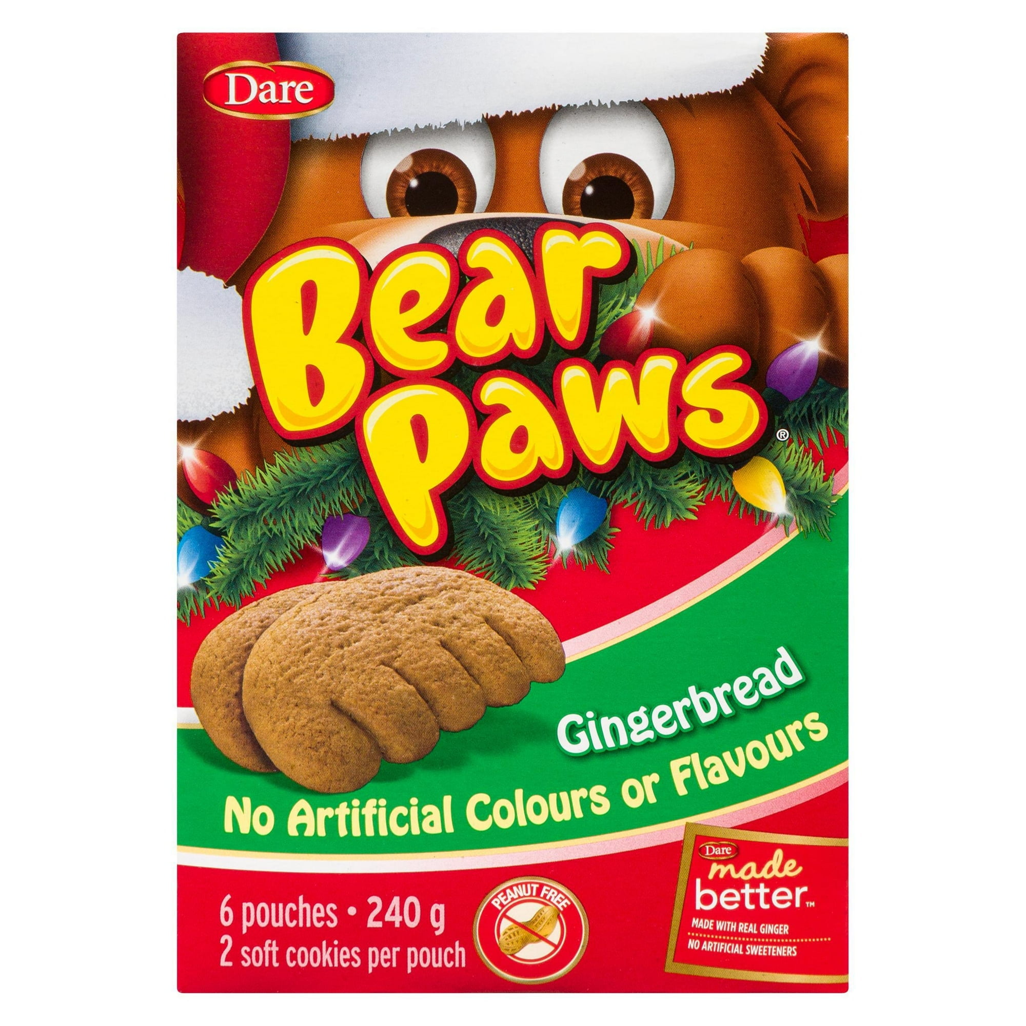 Bear Paws Gingerbread Cookies, 240 g