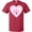 Red, variant on Inktastic Gigi Pink Valentine Hearts T-Shirt