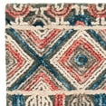 thumbnail image 2 of SAFAVIEH Trace Earnestine Geometric Striped Wool Area Rug, Grey/Navy, 3' x 5', 2 of 4